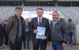 Visite du Ministre des sports au match U15 Région