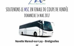 SOUTENONS LE MSC EN FINALE DE COUPE DE VENDÉE